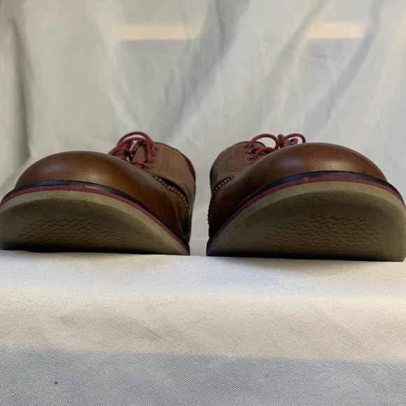 Johnston & Murphy Ellington burgundy Brown Wingtip Oxford Shoes Men's Sz 11M - Picture 6 of 13